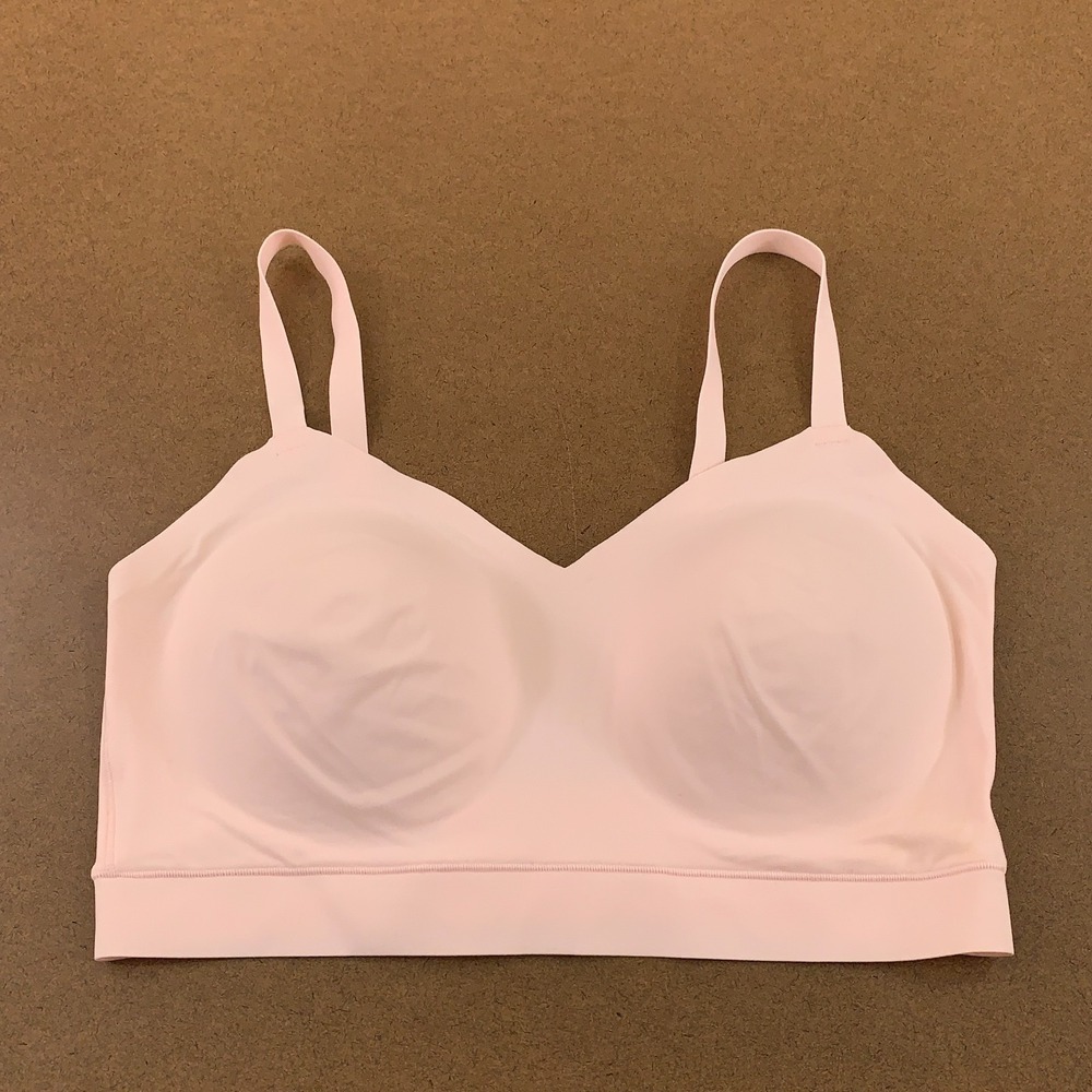 Floatley Womens Size Medium Pink Cozy Padded Comfort Wirefree Seamless Bra New
